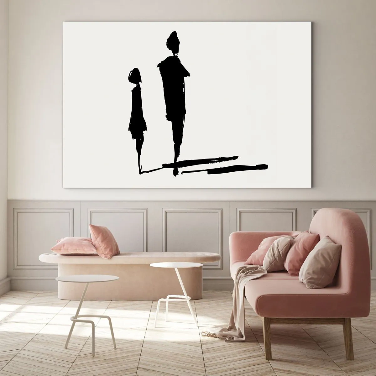 Quadro em vidro - Certeza que juntos? - 100x70 cm