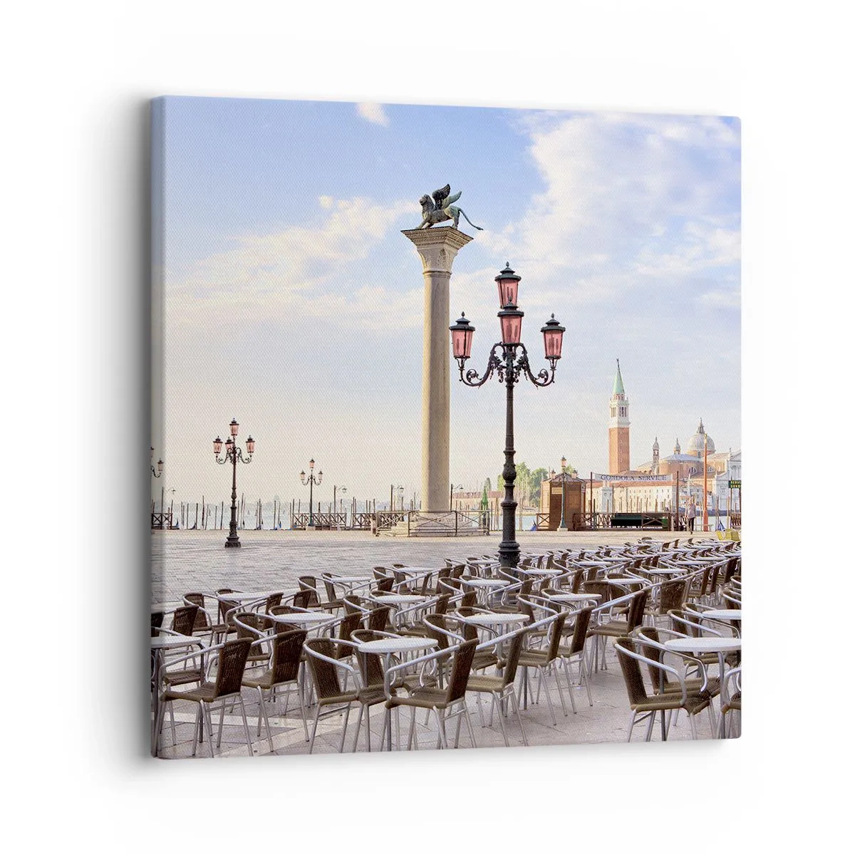 Quadro em tela - Bem-vindo, está tudo pronto - 30x30 cm