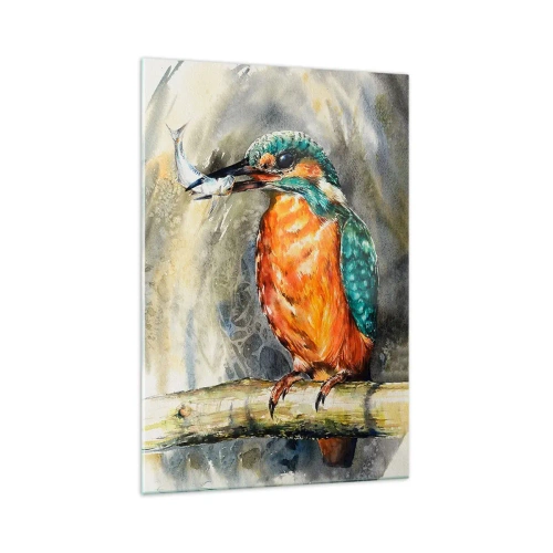 Quadro em vidro - Lei da natureza - 70x100 cm