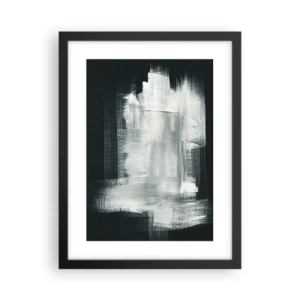 Pôster com moldura preta - Entrelaçado na vertical e horizontal - 30x40 cm