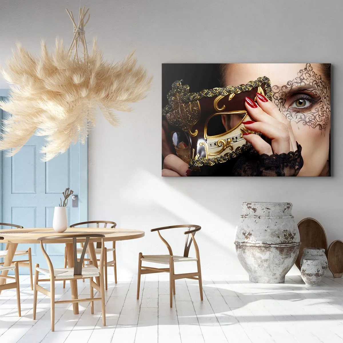 Quadro em tela - Meu mundo é barroco - 120x80 cm