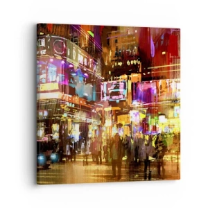 Quadro em tela - Num mar de luz - 30x30 cm