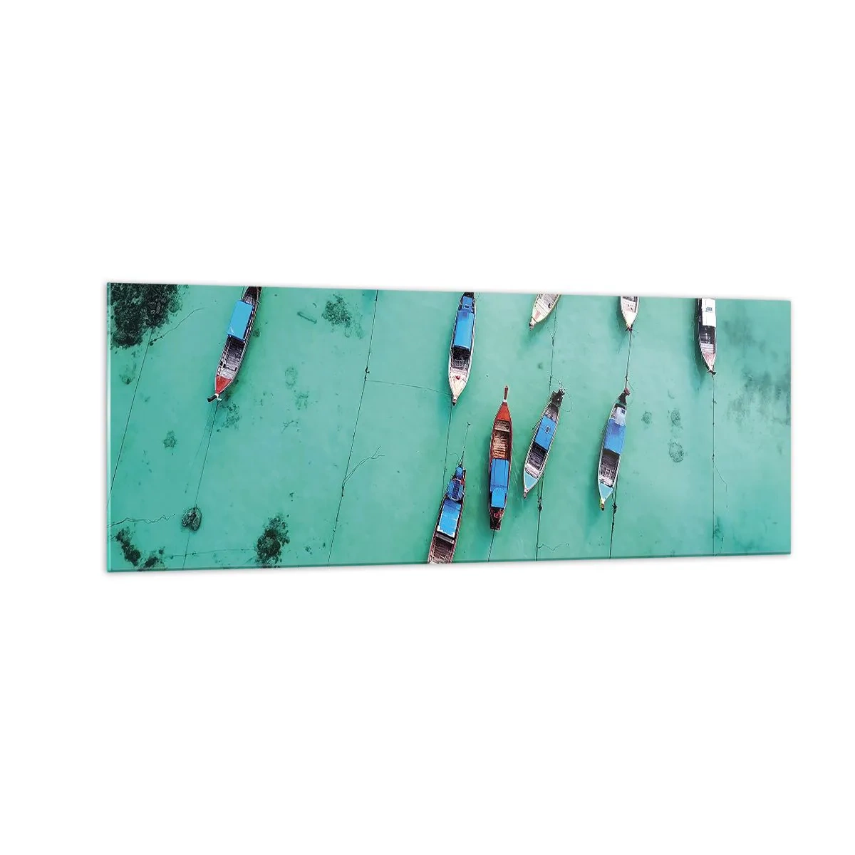 Quadro em vidro - Na alegre expectativa - 140x50 cm