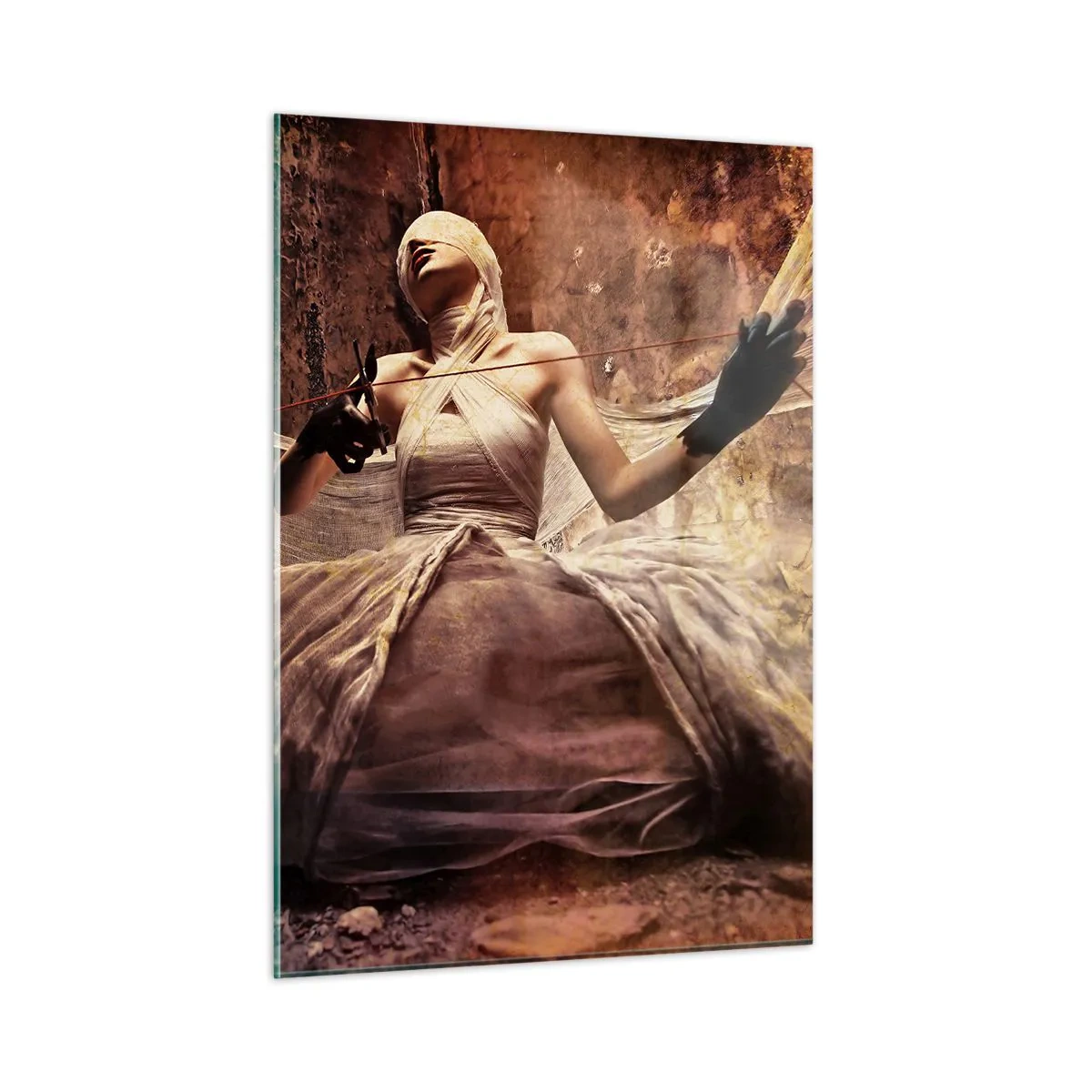 Quadro em vidro - Deusa do destino - 50x70 cm