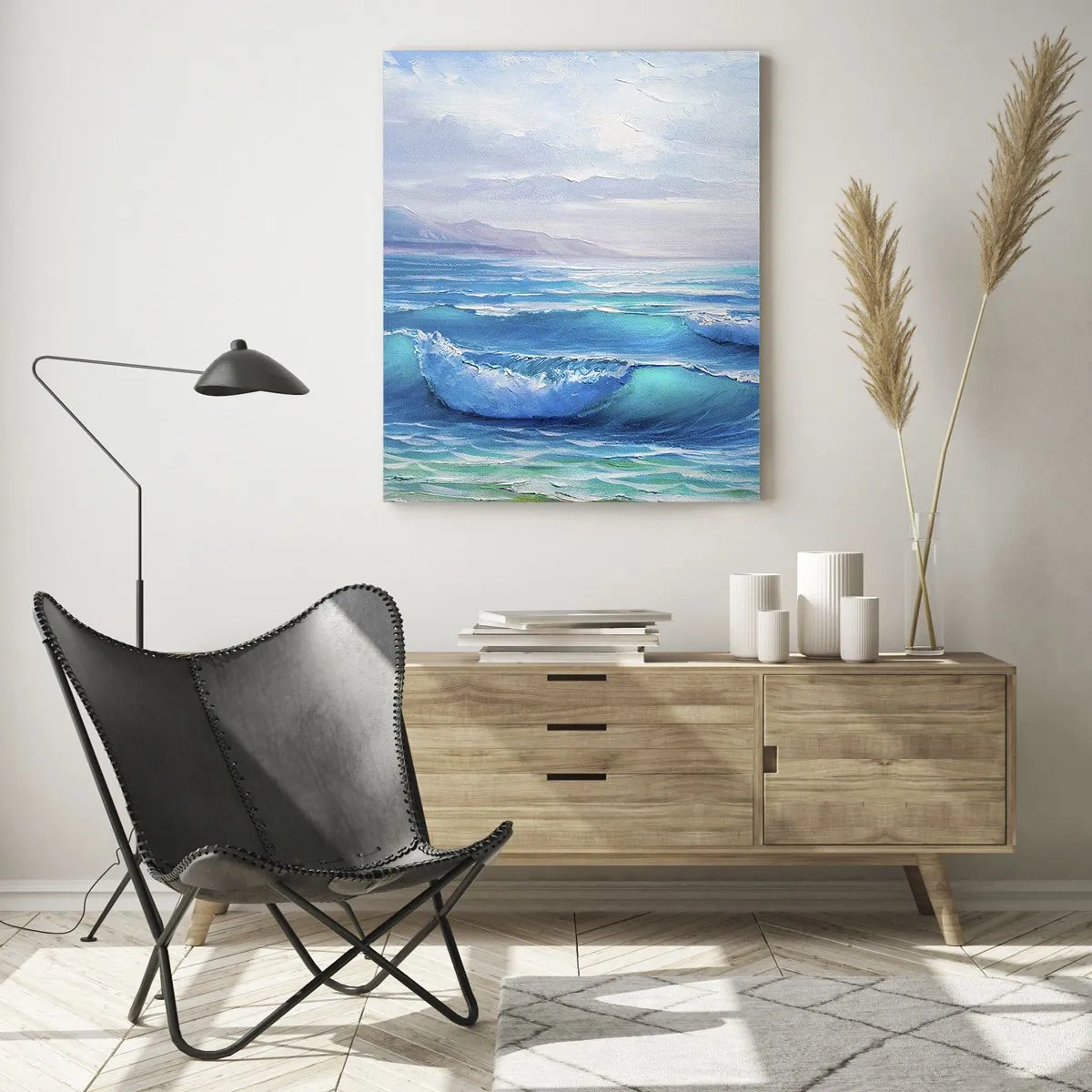 Quadro em vidro - Conforta e consola - 50x70 cm