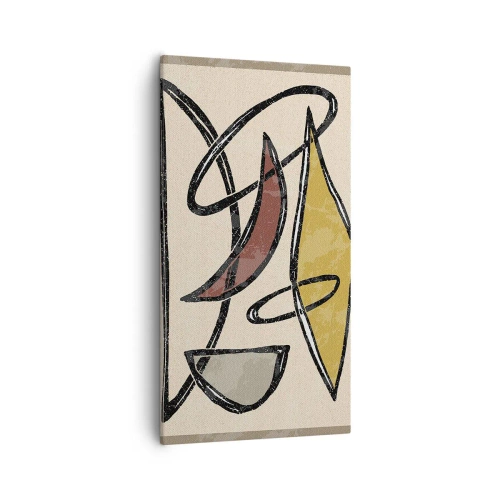 Quadro em tela - Verticais e horizontais - 55x100 cm