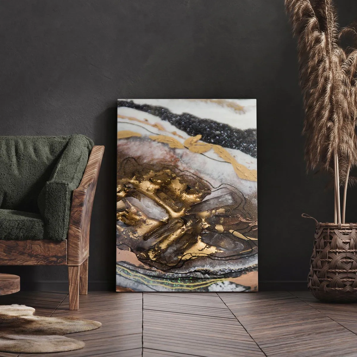 Quadro em tela - O elemento terra - 50x70 cm