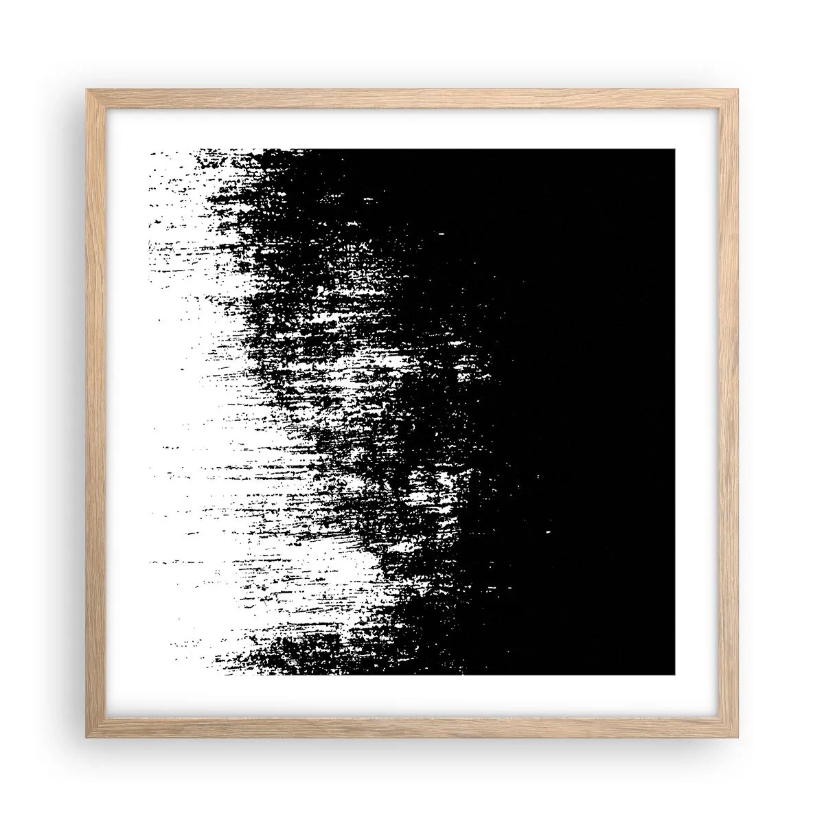 Pôster com moldura de carvalho claro - E o vencedor é... - 50x50 cm