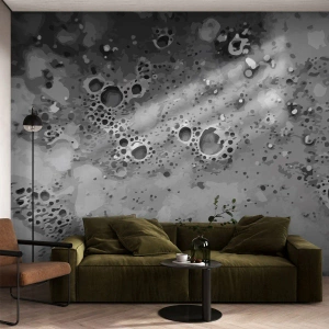 Papel de Parede Premium Sand - Como uma paisagem lunar - Composição, Pedaço, Gráficos - 350x256 cm