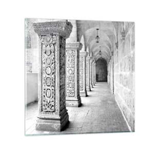 Quadro em vidro - E para onde...? - 50x50 cm