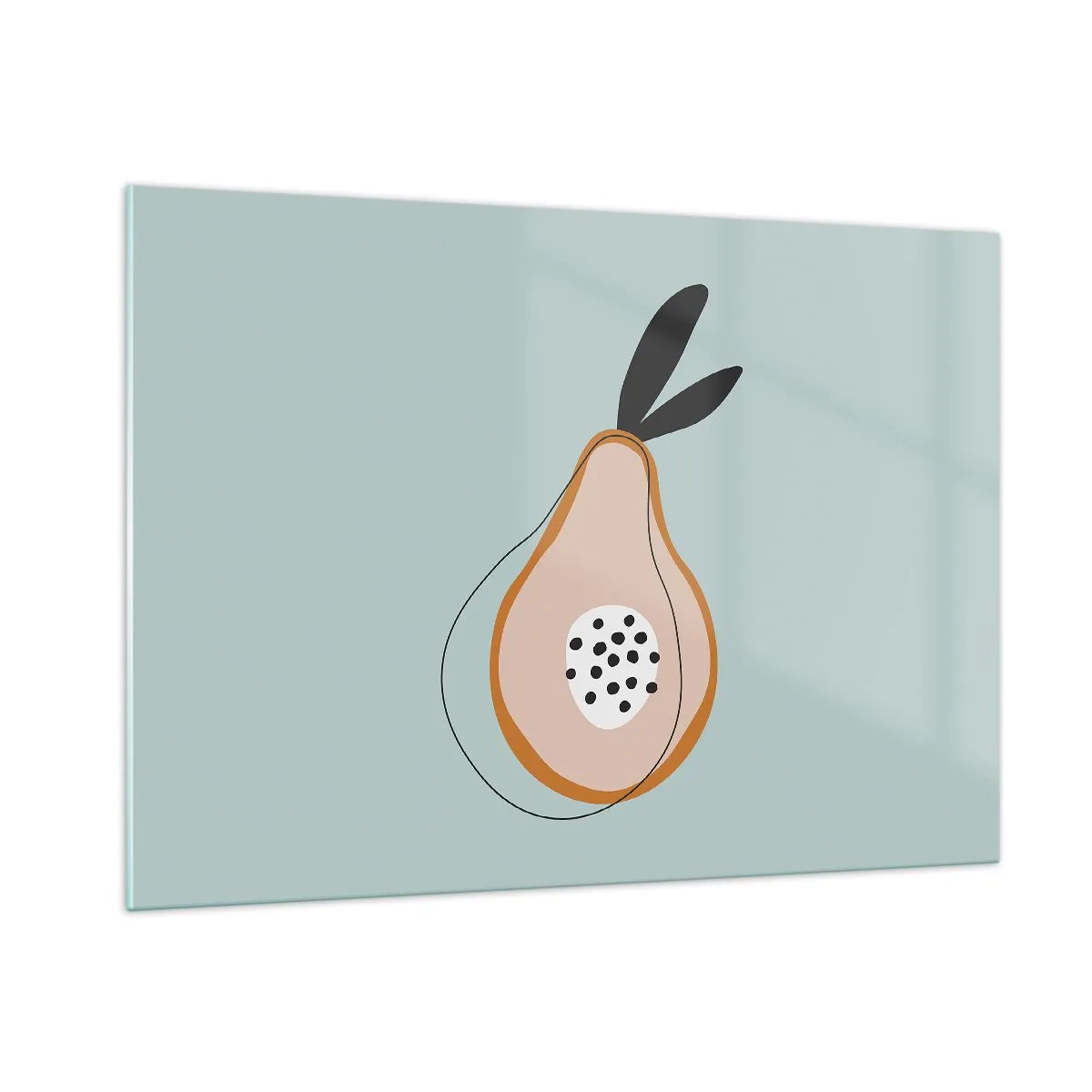 Quadro em vidro - Penetrar na natureza das coisas - 100x70 cm