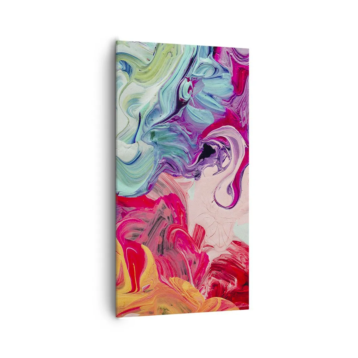 Quadro em tela - O nascimento das cores - 65x120 cm