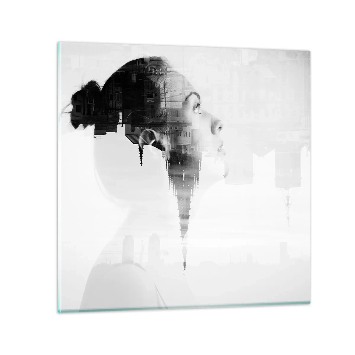 Quadro em vidro - Em ambos os lados do vidro - 60x60 cm