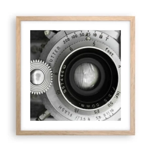 Pôster com moldura de carvalho claro - Uma história sobre Hollywood - 40x40 cm