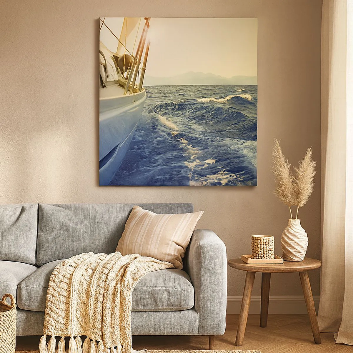 Quadro em tela - Depois da aventura - 30x30 cm