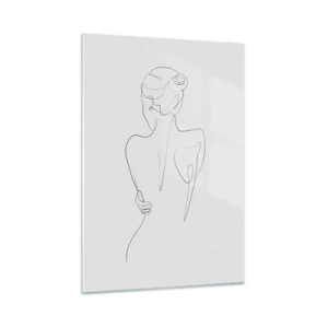 Quadro em vidro - Música corporal - 50x70 cm