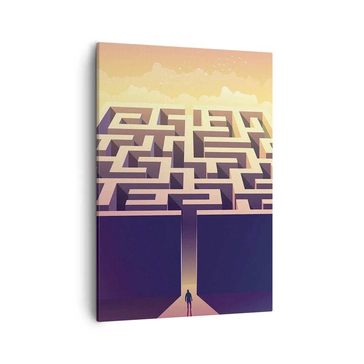 Quadro em tela - Hora de decisão - 50x70 cm