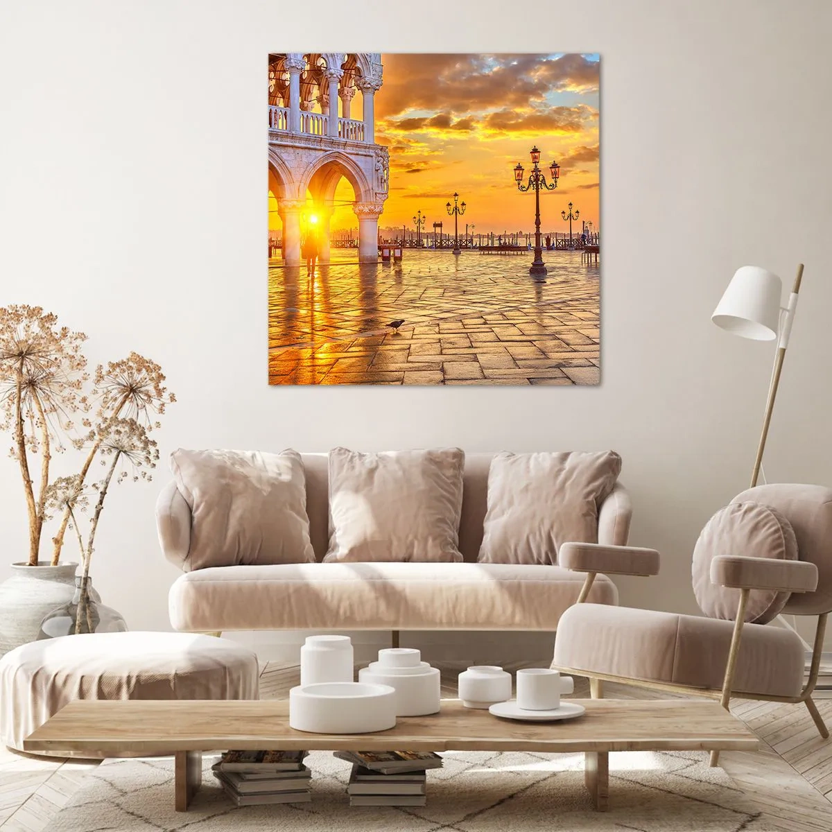 Quadro em tela - Onde está todo mundo? - 50x50 cm