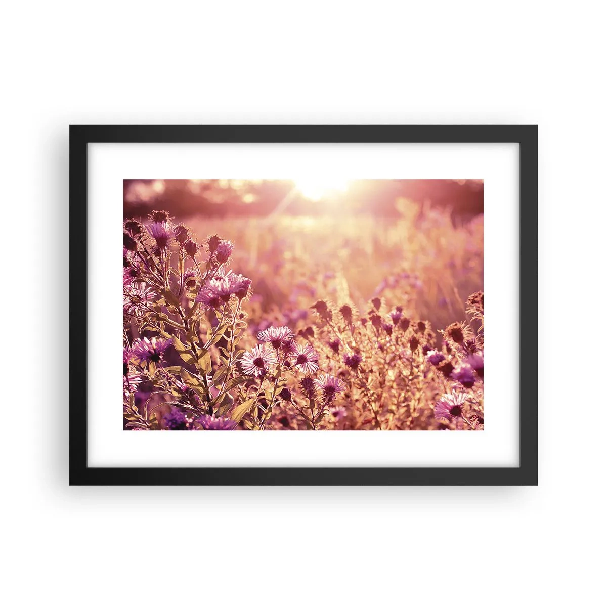 Pôster com moldura preta - Antes do verão acabar - 40x30 cm