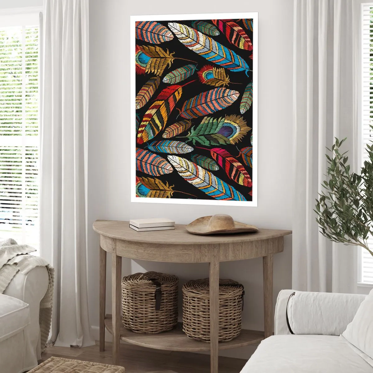 Pôster - O carnaval dos pássaros - 50x70 cm