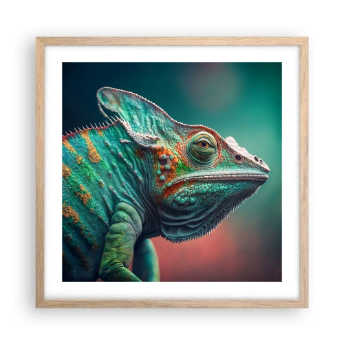 Pôster com moldura de carvalho claro - Estás a ver-me? Isso não é bom… - 50x50 cm