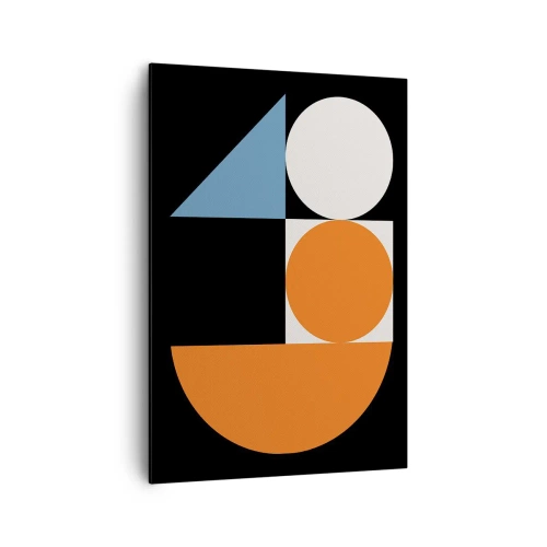 Quadro em tela - Disposição das figuras - 70x100 cm