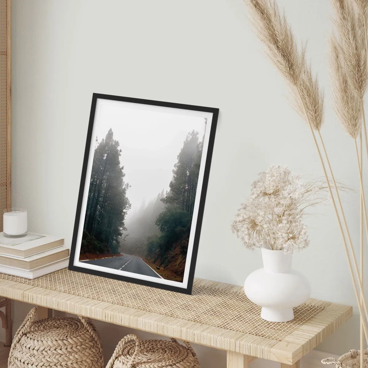Pôster com moldura preta - O conto da floresta mágica - 70x100 cm