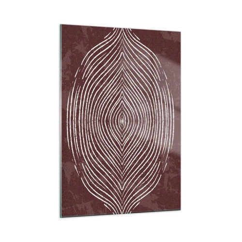 Quadro em vidro - O espaço fala - 50x70 cm