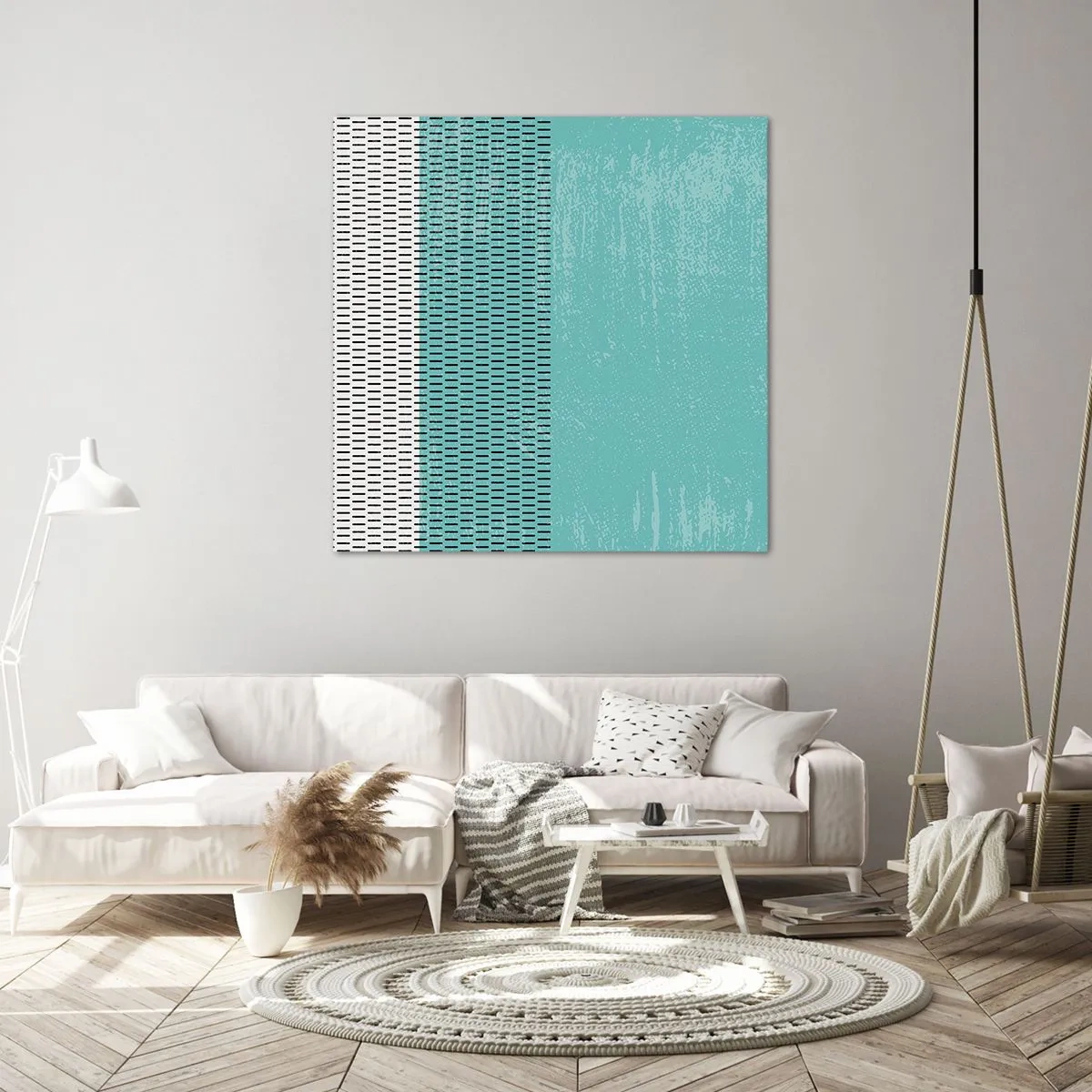 Quadro em tela - Composição equilibrada - 60x60 cm