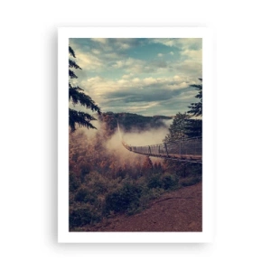 Pôster - Na floresta de outono - 50x70 cm