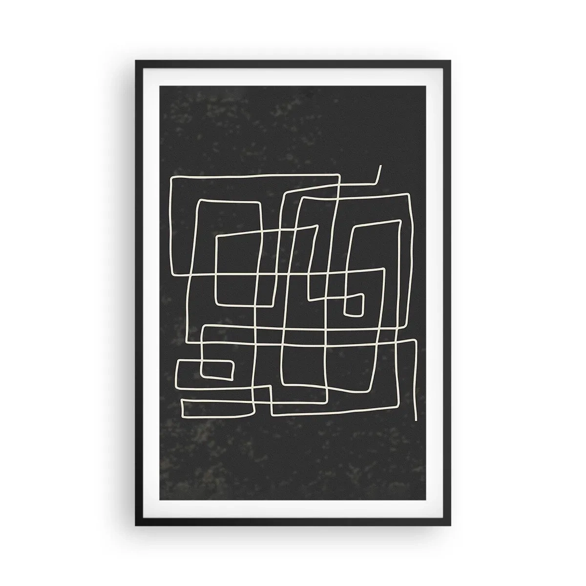 Pôster com moldura preta - Não é tão simples - 61x91 cm