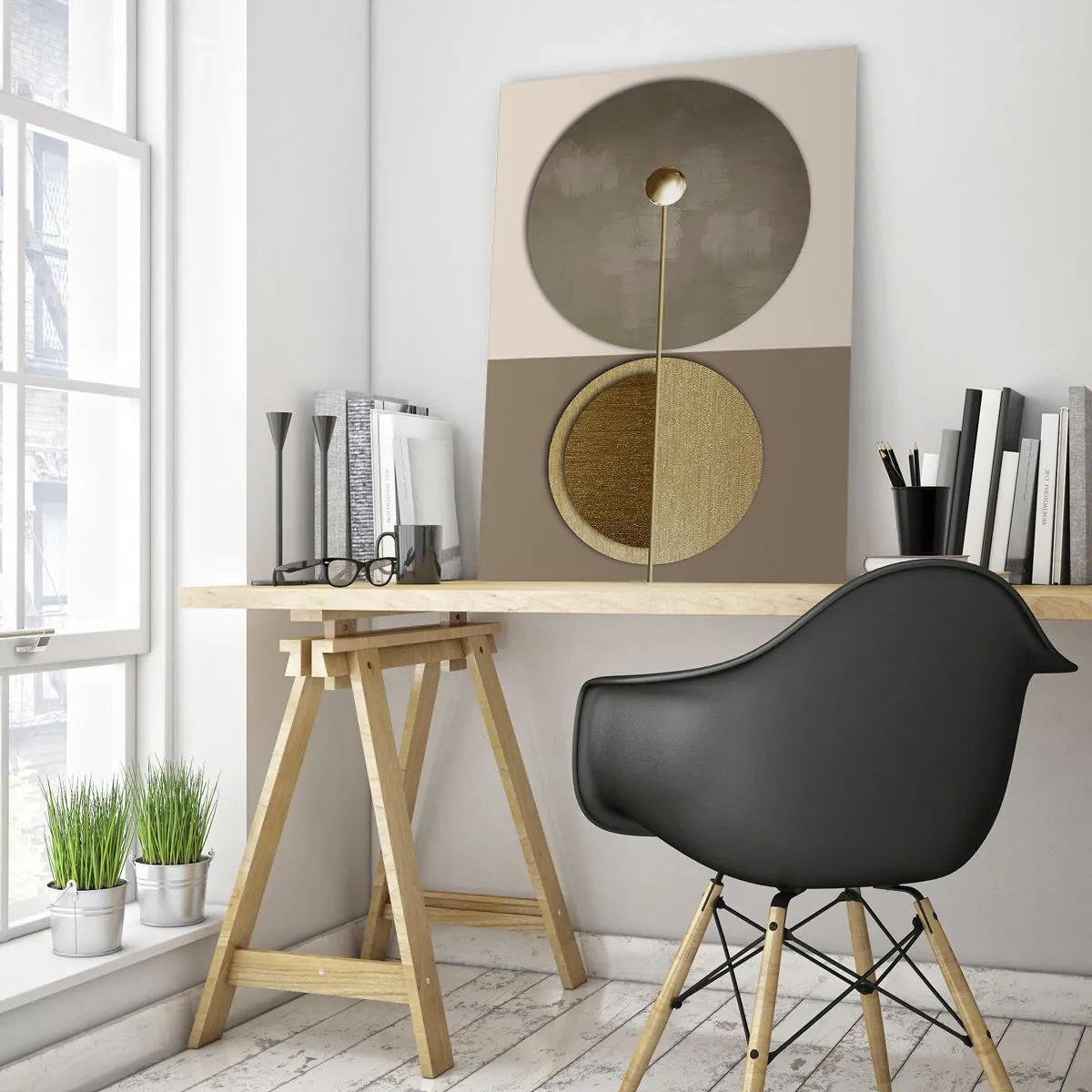 Quadro em vidro - Equilíbrio perfeito - 80x120 cm