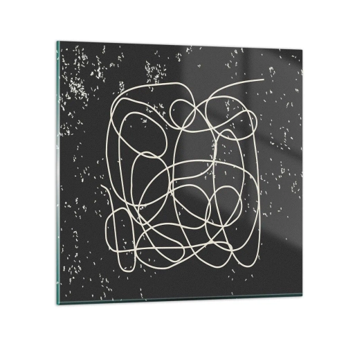 Quadro em vidro - Pensamentos errantes - 70x70 cm