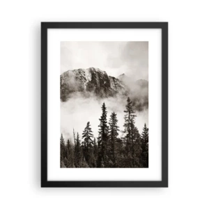 Pôster com moldura preta - O soberano de granito - 30x40 cm