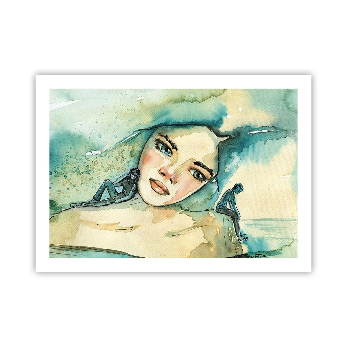 Pôster - Am I blue? - 70x50 cm