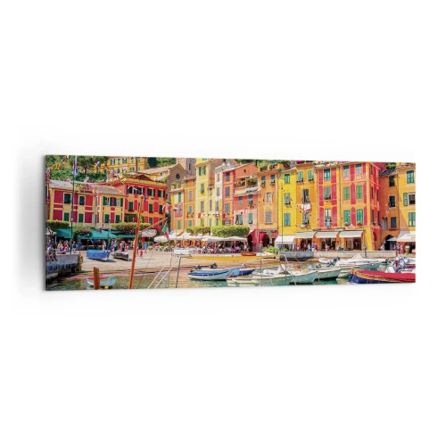 Quadro em tela - Manhã italiana - 160x50 cm