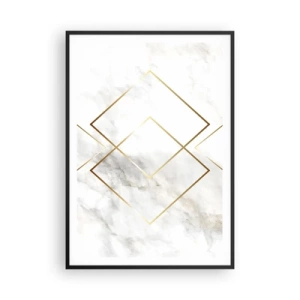 Pôster com moldura preta - Vista ao infinito - 70x100 cm