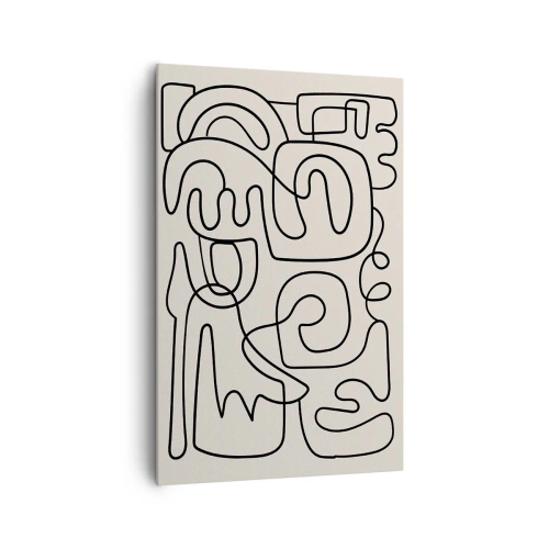 Quadro em tela - Na trilha - 80x120 cm