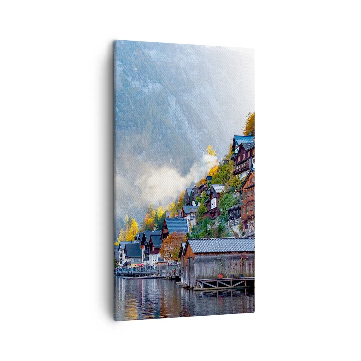 Quadro em tela - Atmosfera alpina - 45x80 cm