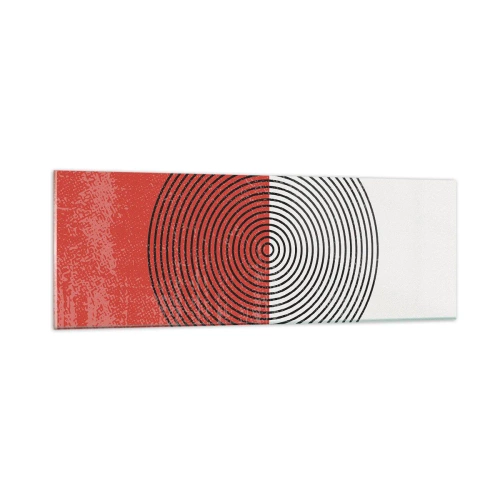 Quadro em vidro - Direto ao ponto - 90x30 cm