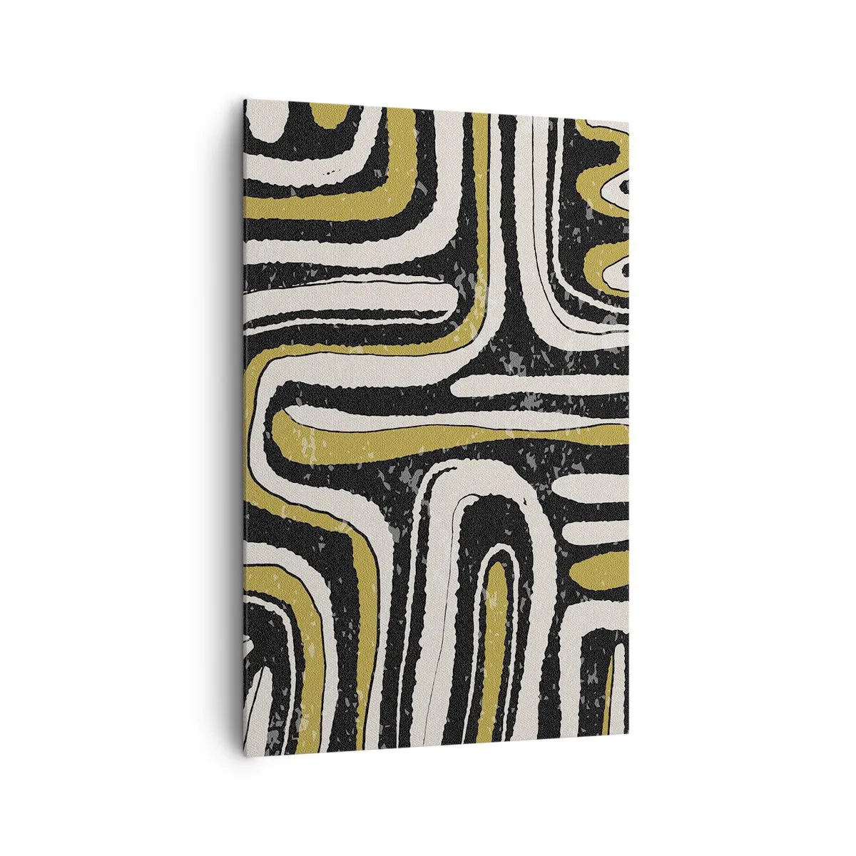 Quadro em tela - Composição: estradas e becos - 80x120 cm