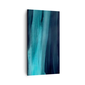 Quadro em tela - Vá com o fluxo - 55x100 cm