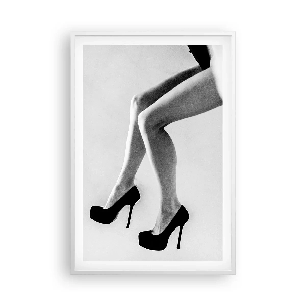 Pôster em moldura branca - Feminilidade eterna - 61x91 cm