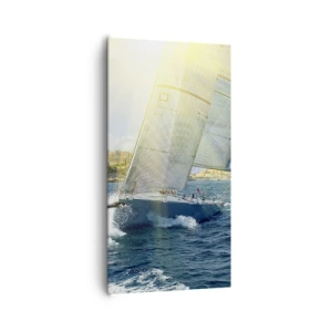 Quadro em tela - É hora de deixar a cidade - 65x120 cm