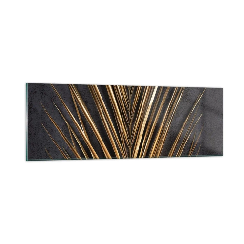 Quadro em vidro - Ouro dos trópicos - 90x30 cm