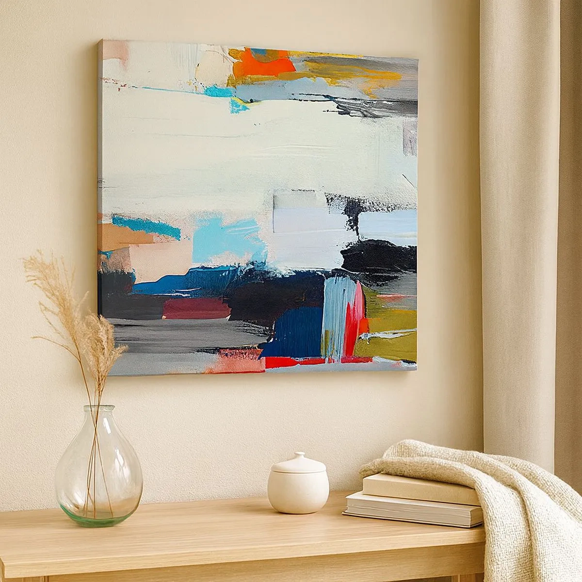 Quadro em tela - Há um método? - 30x30 cm