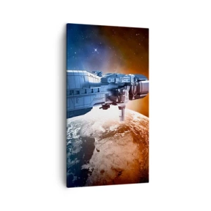 Quadro em tela - Observador atento - 45x80 cm