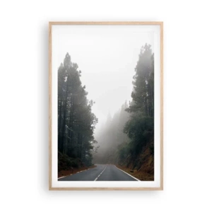 Pôster com moldura de carvalho claro - O conto da floresta mágica - 61x91 cm