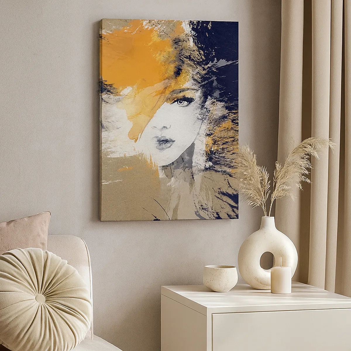 Quadro em tela - E fez-se a luz - 50x70 cm