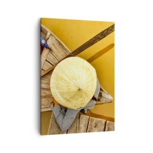 Quadro em tela - A vida no rio amarelo - 50x70 cm